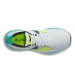 8r Saucony S20759-15 Triumph 20 running shoe - offwhite/ciel/yellow/grey 